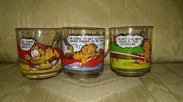 3 Mcdonalds Garfield Mugs 1978 Vintage Jim Davis Odie United Feature Syndicate - £10.10 GBP