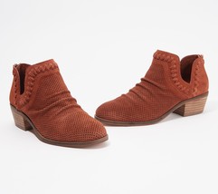 Vince Camuto Perforated Suede Ankle Booties - Palmina  9.5-10W NWOB - £61.36 GBP