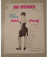 Big Spender Sheet Music Gqen Verdon  Sweet Charity - $14.85