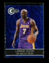 2010-11 Panini Certified Blue Chrome Basketball Card #72 Lamar Odom Lakers /299 - £7.76 GBP
