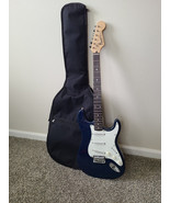 BLUE 2003 SQUIER BULLET STRATOCASTER ELECTRIC GUITAR  - $197.99