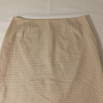 Kasper Women's Tan/Beige Back Zipper & Slit Pull-On Skirt Size 10 Waist 34" image 6