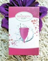Blossom Menstrual Period Cup LARGE CLEAR Medical Silicone REUSABLE No Ta... - $12.59