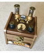 Steampunk Techno-Cube Trinket Box  - £40.21 GBP