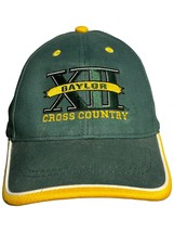 Baylor University Big XII Cross Country Adjustable Green/Gold Hat OSFM - $9.81