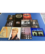 VTG Lot Of 10 Concert Tour Program Books u2 bowie mccartney kiss sting a... - $166.32