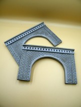 OO(HO) 2x Scale Cut Stone style Tunnel Portals entrance #2 - painted - $24.75