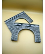 OO(HO) 2x Scale Cut Stone style Tunnel Portals entrance #2 - painted - $33.95 CAD