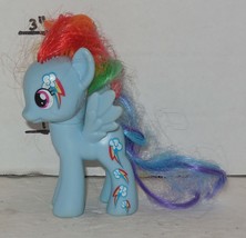 2014 My Little Pony Rainbow Dash G4 MLP Hasbro Blue Cutie Mark Magic - £11.30 GBP