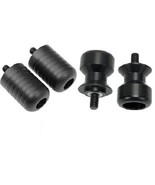 Bar End Swing Arm Spool Slider Kit 2006-2012 Kawasaki Ninja ZX6R Black P... - £26.72 GBP