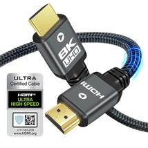 Yauhody 8K 10K HDMI Cable - 6.6ft 10ft 15ft 20ft 25ft 30ft 35ft 50 ft, H... - $17.80