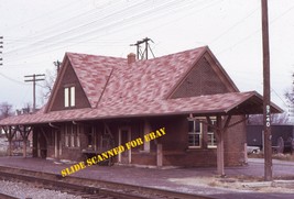 Sidney Shelby Co. OH CH&amp;D B&amp;O Railroad Depot Slide 1970 RR - $292.66 MXN
