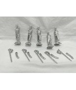 Lot Of (5) Vintage Historical Infantry With Rifles Backpack Lead Miniatu... - $38.01 CAD