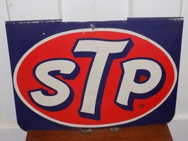 Vintage STP Oil Rack Topper Metal Sign - $217.80
