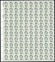 Thomas H. Gallauder Sheet of One Hundred 20 Cent Postage Stamps Scott 1861 - £31.23 GBP