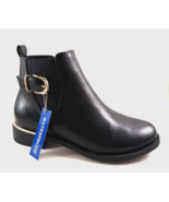 Taxi by Sean Alan Gwen-02 Black Low Block Heel Waterproof Winter Ankle B... - $71.99