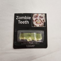 Zombie Teeth Adult Costume Accessory Green - £6.35 GBP