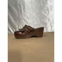 Vintage Mudd Chunky Brown Y2K Shoes Platform Clogs Sz 8 - £23.98 GBP