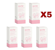 5 X Boom Gluta Shots Powder Instant Absorbed Booster Radiant Anti-Oxidant - $102.96