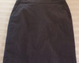 Ann Taylor Loft Blue Cotton Straight Skirt Size 6 - £11.86 GBP