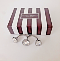 Henri Bendel Crystal Knuckle Ring box and COA - £35.05 GBP