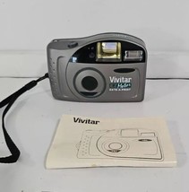 Vivitar EZ Motor Date-A-Print 35mm Point &amp; Shoot Film Camera Tested Working Vtg - £15.78 GBP