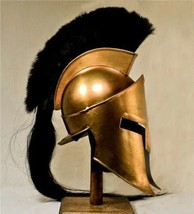 New 300 Spartan Helmet King Leonidas Movie Replica Medieval Helmet With ... - £43.38 GBP