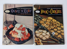 VINTAGE 1958 Good Housekeeping&#39;s paperback cook books, lot of 2 cookies Easy - £7.90 GBP