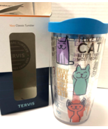 TERVIS 16 Oz Cat Kitty Insulated Tumbler Mug Cup NEW - £11.68 GBP