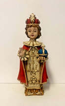 Infant Jesus of Prague Small Hand Painted  5" " Statue, New from Colombia #L010 - $53.24 CAD