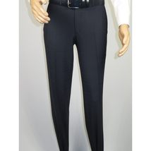 Men Suit BERLUSCONI Turkey Italian Wool 180's Single Breasted 623-03 Navy Plaid image 10