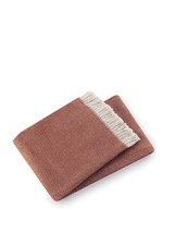 70" X 55" Terra Cotta Woven Cotton Plush Throw Blanket - $2,702.83 MXN