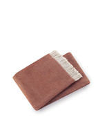 70&quot; X 55&quot; Terra Cotta Woven Cotton Plush Throw Blanket - $2,702.83 MXN