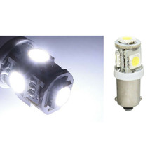 (1) White 5-LED Dash Indicator Instrument Panel Cluster Gauges Light Bulb #57 - £5.43 GBP