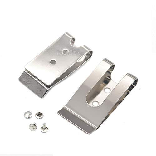 Bluemoona 4 Sets - Metal 54x25mm Holster Sheath Belt Clip Clasp Spring Buckle Ho