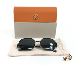 Tory Burch Sonnenbrille TY6113 328287 Glänzend Schwarz Sechseckig Mit Dark Grau - $94.04