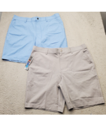 Lot of 2 32 Degrees Cool Golf Performance Bermuda Shorts Men&#39;s 38 Multi ... - $33.16 CAD