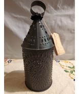 Old Hand Punched Tin Paul Revere Repo Candle Lantern Lighting Handmade  - $88.19 CAD