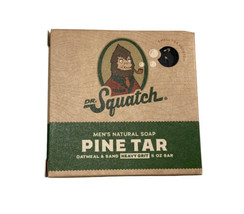 Dr. Squatch Men&#39;s Natural Bar Soap - Pine Tar - £12.01 GBP