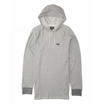 Billabong Men&#39;s Keystone Waffle Knit Pullover Hoodie in Oatmeal-Size Small - $29.97
