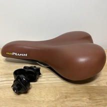 VELO PLUSH Bicycle Saddle, Seat - Brown, with handle on back Excellent Condition - £17.01 GBP