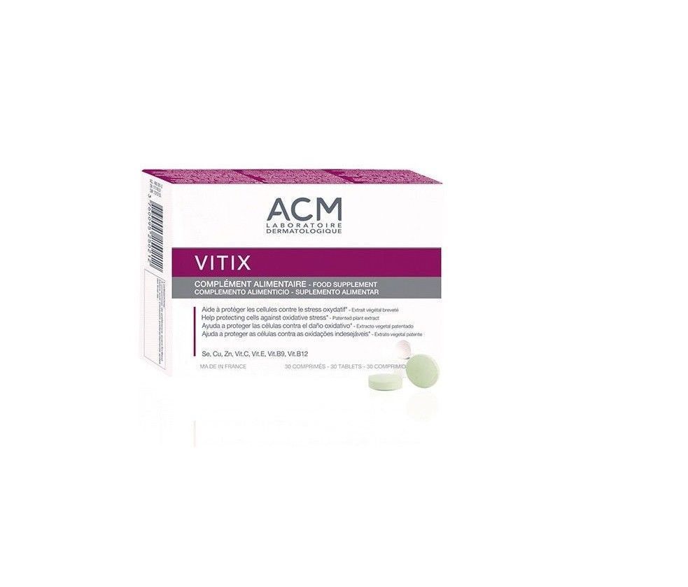 ACM Vitix 30 Tablets - Antioxidant Repigmentation Skin Vitiligo