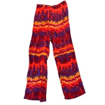 Cache Womens High Waist Pants Ombre Tie Dye Print Colorful Flowy Rayon S... - $34.65
