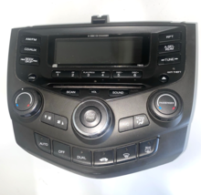 03-07 USED GENUINE OEM HONDA ACCORD RADIO UNIT / CLIMATE CONTROL,PN 3917... - $89.09