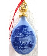 1993 Bing &amp; Grondahl Porcelain Christmas Tree Drop Ornament Copenhagen B... - €21,49 EUR