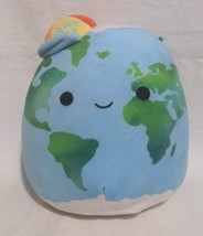 Huggable Earth Day Hero! Squishmallow Roman the Planet Earth 8&quot; (Gently Used) - £10.27 GBP