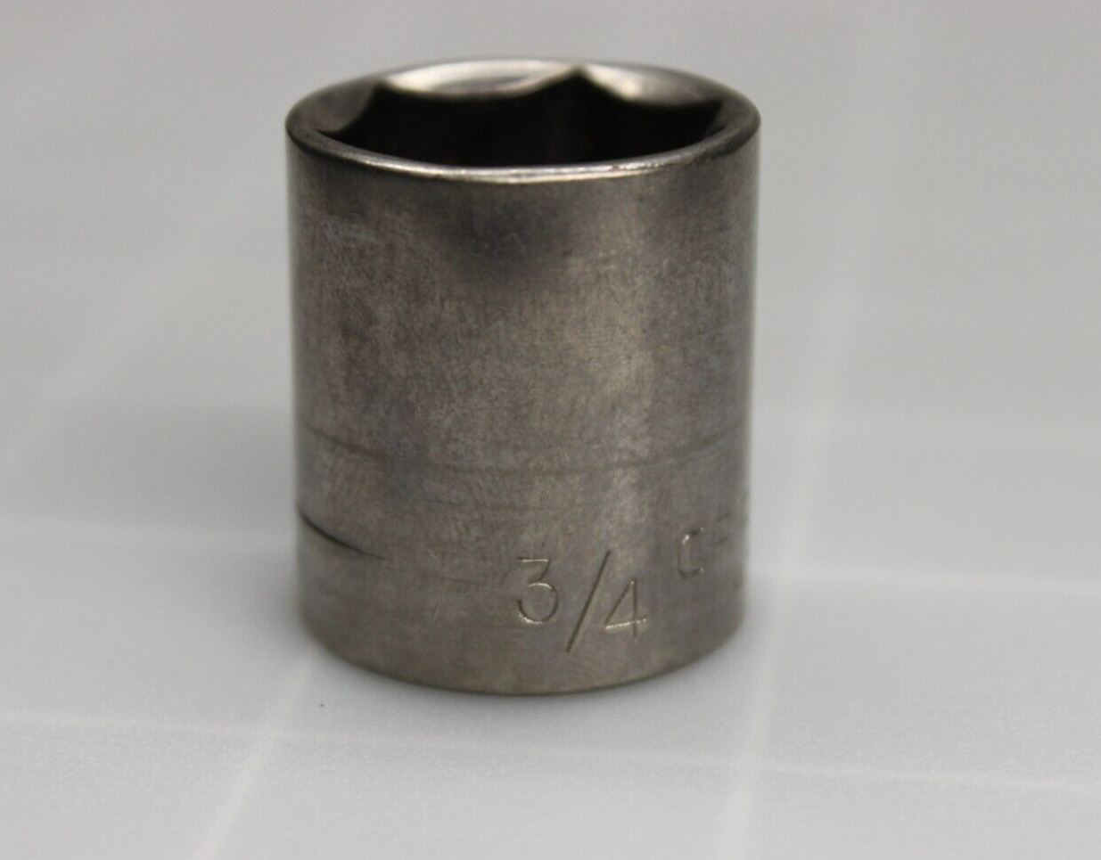 Craftsman USA 3/8 Drive 3/4in. 6pt Shallow Socket 43007 Inverted -G2- (km) - $3.00
