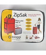 Biaggi ZipSak Luggage 27”x15”x12” Collapsible Purple Suitcase New - $922.49 MXN