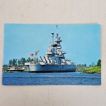 Vintage Postcard USS North Carolina WWII War Ship Wilmington NC Not Posted - $11.30