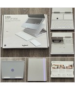 Logitech - Casa Pop Up Desk Work From Home Kit with Laptop Stand - Nordi... - $138.92 CAD